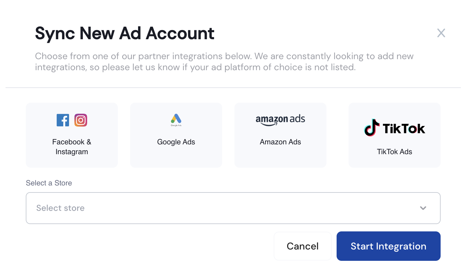 Ad Account Sync